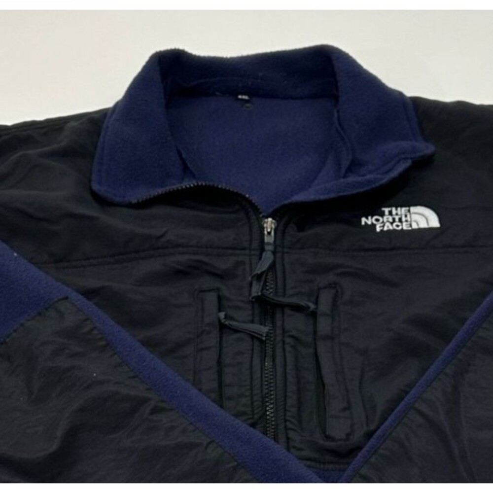 The‎ North Face Men's Fleece Jacket Navy Black Size 2XL